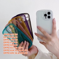 Matte Transparent Soft Case for OPPO A95 OPPO A94 OPPO A55 OPPO A54 OPPO A74 OPPO A73 5G A73 4G 2022 , Chubby Candy Color Shockproof Phone Cover