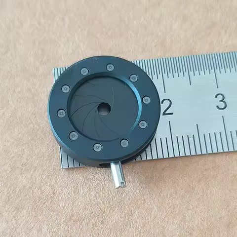 1-12mm Zoom Optical Iris Diaphragm Module Adjustable Manual Aperture Optional for Microscope Camera 