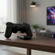 Wireless Joystick for PS2/PS1, USB PC Gamepad with Dual Vibration Feedback  Joystick Tanpa Wayar unt