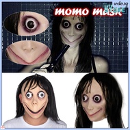[CAS] Halloween Mask Zombies Skeleton Long Hair Momo Scary Mask Scary Challenge Games Evil Latex Mas