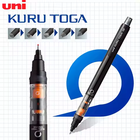 UNI KURU TOGA Mechanical Pencil M5-452 Lead Core Rotating Anti-break Core Tip Retractable 0.5mm Cute
