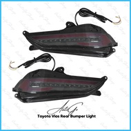 ❥ ♈ ✻ Toyota Vios Prime 2019 - 2021 Rear Bumper Light (Smoke Black) 2nd Design