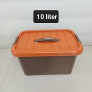 (AJ) 10 Liter Container Box 10L Multipurpose Container Box Multipurpose Storage Box/