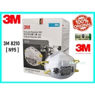 (ORIGINAL) 3M 8210 N95 Particular Respirator [ 20pcs/Box ] Face Loop Mask / N95 Face Mask / Topeng M