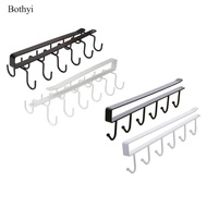 Bothyi 2Pcs Mug Hooks Under Cabinet Cup Hanger Hanging Under Shelf Coffee Mug Holder
