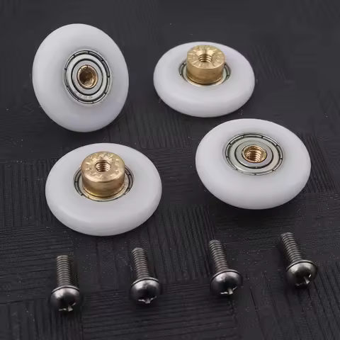4pcs/set Durable Roller Shower Rooms Cabins Pulley Shower Room Roller /Runners/Wheels/Pulleys Diamet