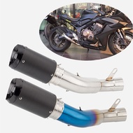 Hot Sale Motorcycle CB650F Modified CNC Exhaust Pipe 76MM Interface CB650R CBR650R 2019-2021