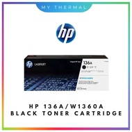 HP 136A / W1360A Black LaserJet Toner Cartridge | For Printer Models : M211 / M211dw / M236dw / M236
