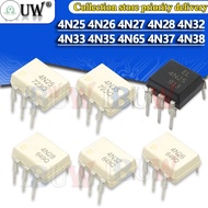 GD 10PCS 4N38 4N37 4N36 4N35 4N33 4N32 4N27 4N28 4N25 4N26 DIP-6 IC Optocoupler EL4N25 EL4N35 Chip