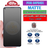 LAYAR Matte Glass 9H Full Screen Infinix / Note 12 / Note 12 5G / Note 12 G96 / Note 12 Vip / Note 1