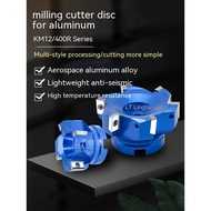 Aluminum CNC Cutter head, 400r Surface Milling Cutter Disc, 90 Degree Milling Cutter bt40 Right Angl