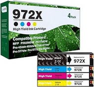 972X Ink Cartridges Replacement for HP 972X 972 972A Ink for HP Pagewide Pro 477dw 577dw 552dw 577z 