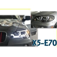 JY MOTOR 車身套件~BMW X5 E70 2008 2009 2010年 黑框 LED 雙U 魚眼 大燈