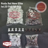 New Elite Rail Wheels/New Elite Wheels/New Elite Curtain Rail Wheels/Elite Curtain Wheels/Elite Rail