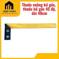 Square ruler, 45 degree angle ruler, 40cm long