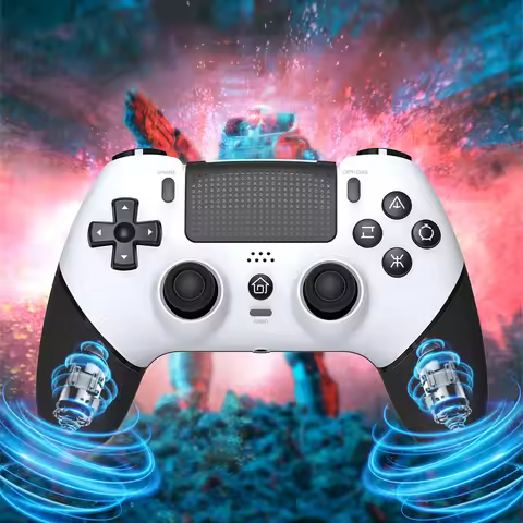 Wireless Controller 6 Axis Gyro Bluetooth-Compatible Console Controller Macros Hall Effect Joystick 