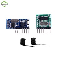 433Mhz Wireless RF 4 Channel Output Receiver Module and Transmitter EV1527 Code