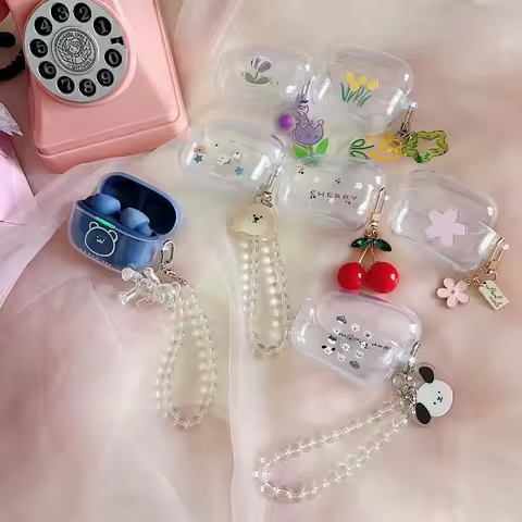 Cute Cartoon Anime Role Pochacco Earphone Protective Case for Sony LinkBuds S Headphone Charging Box