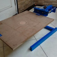 Meja Sablon Single Model Papan Banting