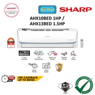 5 STAR Sharp Aircond 1HP 1.5HP R32 J-Tech Inverter Aircond Penghawa Dingin 1.5HP Air Cond Aircon 冷氣機