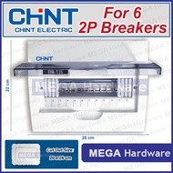 CHINT Miniature Breaker Distribution Box Panel Board Flush Mounted Type | 8 12 18 24 Modules Slots