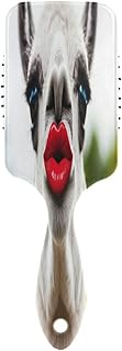 Funny Llama Red Lips Hair Comb Massager, Hair Detangler Brushes, Healthy Hair Brush Women, Hair Brus