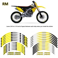 【Trusted】 21 19 Rim Wheel Stripes Tape For Suzuki Rm 125 250 1990-2008