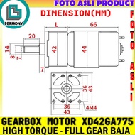 Xd42Ga775 Motor Gearbox Rs775 Xd-Ga775 #Gratisongkir #Sale #Discount