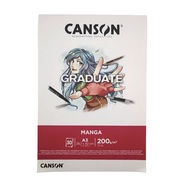 Canson A3 Graduate Manga Pad 200gsm 30 sht, C31250P031, 3148950061010 (2835485069314)
