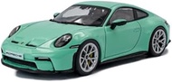 Solido Porsche 911 GT3 Touring 992-1:43 Model Car in Green, High Quality Die-Cast Collector's Model,