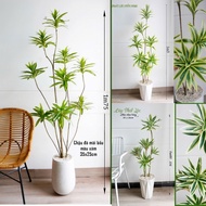 Fake tree, lucky tree with 9 artificial pots for home decoration
