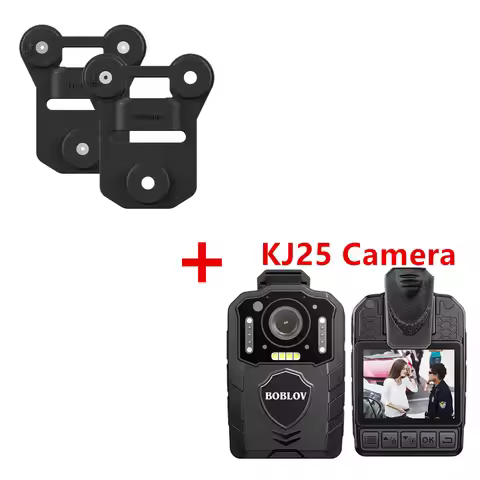 BOBLOV KJ25 Body Camera 3000mAh Battery for 13 Hours Video Shooting Audio Camcorders Night Vision Bo