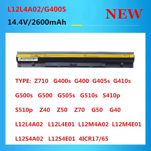 Laptop Battery for LENOVO L12L4A02 L12L4E01 L12M4A02 L12M4E01 L12S4A02 L12S4E01 4ICR17/65