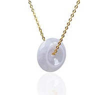 【願‧平安】冰種紫羅蘭平安扣項鍊 | 天然緬甸玉翡翠A貨 | 送禮