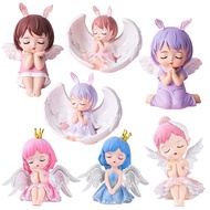 Resin Princess Annira Birthday Cake Decoration Decoration Fairy Girl Angel Baking Dessert Accessorie