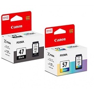 CANON PG-47 BLACK CL-57 COLOR INK E410 E400 E460 E480 E470 E3170 E4270 PG47 CL57