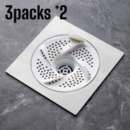 【Fast Draining】Anti Clog Bathroom Drain Cover Stainless Steel Shower Floor Drain With Hair Catcher A