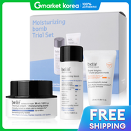 belif | ครีมบำรุงผิวหน้า The True Cream Moisturizing Bomb 30 มล. เซ็ตทดลอง (รวมโทนเนอร์ 50 มล. + มาส