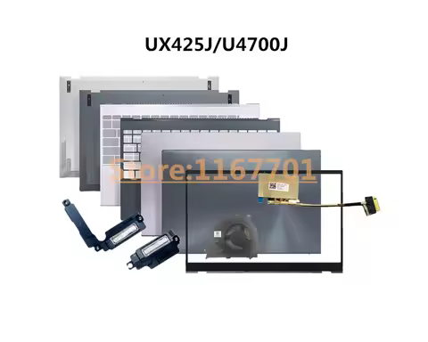 Laptop Top/Bezel/Frame/Bottom Shell/Cover LCD/LED Cable Hinges/Axis For For Asus Zenbook 14 UX425 UX
