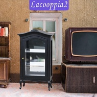 [Lacooppia2] Dollhouse Cupboard 1:12 Scale Wooden Furniture Display Shelf Birthday Gifts