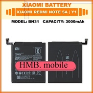 แบตเตอรี่ แท้ Original Xiaomi Redmi Note 5a | Y1 | Battery Model BN31 | 3000mAh แบต ส่งตรงจาก กทม. ร