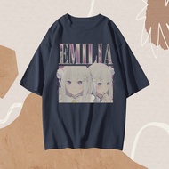 Rezero EMILlA vintage style oveersize t-shirt