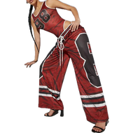 SWEAT PANTS LOOSE BAGGY Y2K LONG PANTS MEN'S WOMEN'S CASUAL DANCE FULL PRINTINGsnsb 98 Y2K Pants Swe