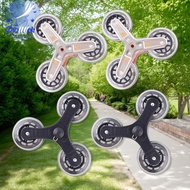 2Pcs/Set Black Shopping Cart Trolley Caster Luggage Suitcase Roller Replacement Wheel Pulley Sliding