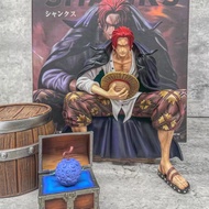 One Piece Figure BT Shanks Sitting Action Figure GK Banpresto Chronicle Master Stars Plece Silvers Rayleigh Figure Toy