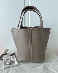 Hermes Picotin 22 Etoupe PHW
