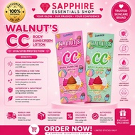 WALNUT CC BODY SUNSCREEN SPF 50 200ml Body Sunscreen Sunblock Body Sunblock Waterproof