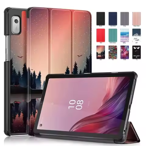 For Lenovo Tab M9 TB-310FU Tablet Case Tri-Fold Leather Magnetic Stand 9 Inch (2023)Tablet Case For 