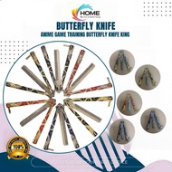 【READY STOCK】csgo butterfly knife hand comb five-claw golden dragon practice alloy folding comb trai