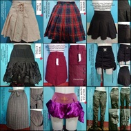 Mini Midi Skirt Skort Short Pants Collection4 pRELOVED